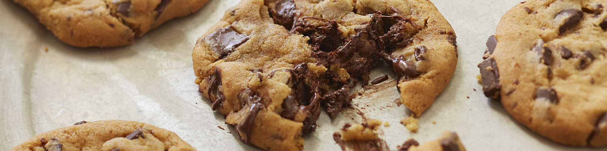 chocolate chunk cookies baked with domino dark brown sugar