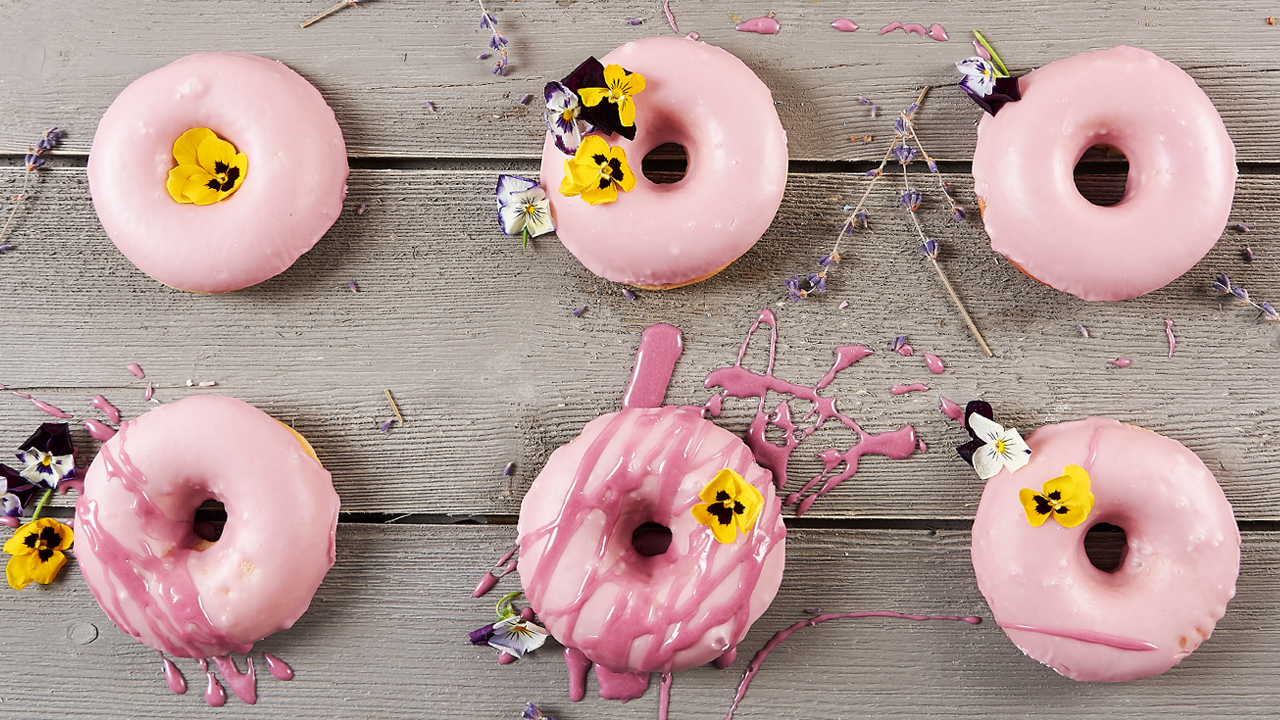 lavender doughnuts