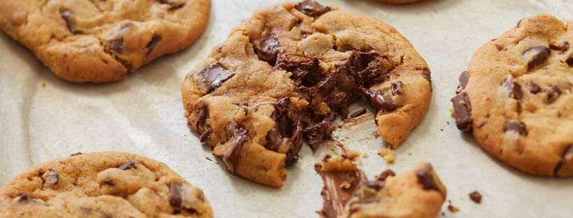 chocolate chunk cookies baked with Domino® Sugar