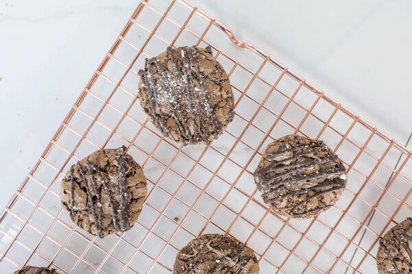 Triple Chocolate Crinkle Cookie