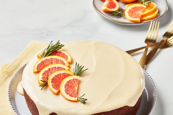 Olive Oil Cake with Aperol Spritz Glaze