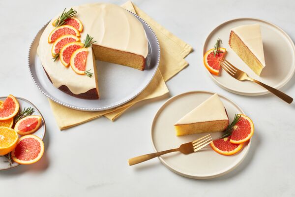 Olive Oil Cake with Aperol Spritz Glaze